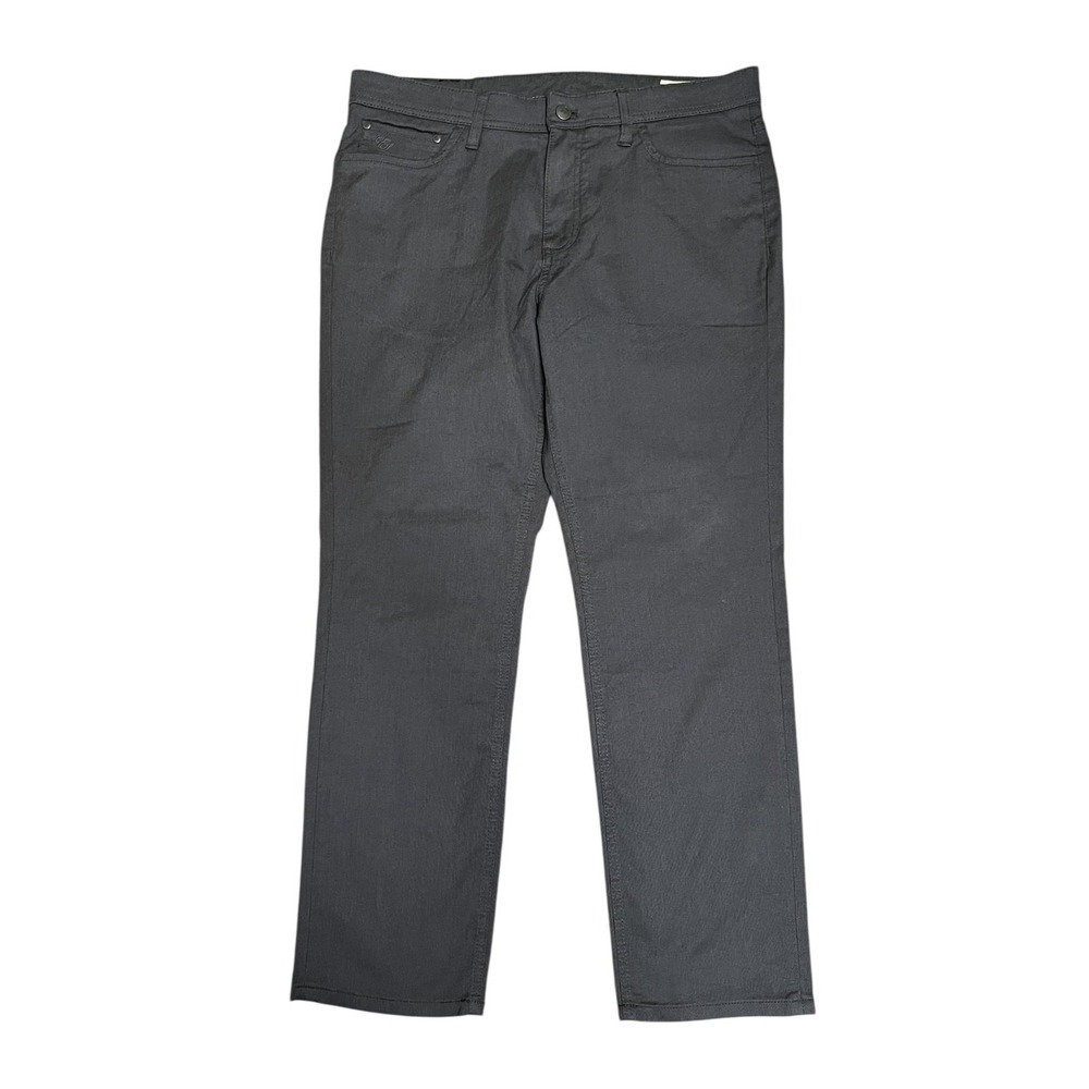 English Laundry Pants Mens 34 Gray Stretch 5-Pocket Twill‎ Straight Leg Jeans